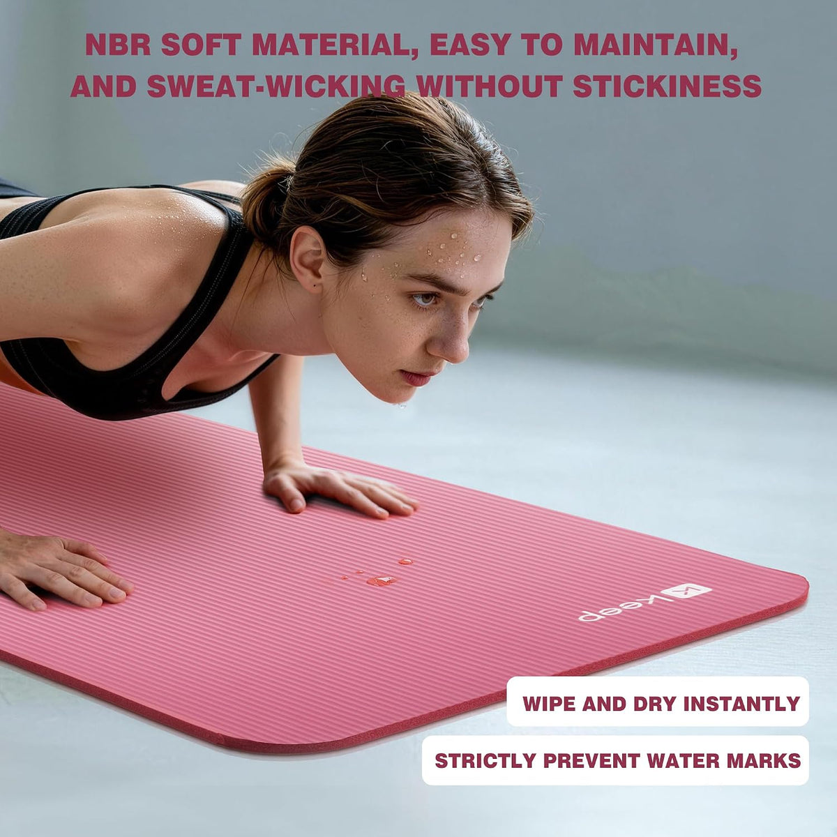 KEEP Extra Thick NBR Yoga Mat