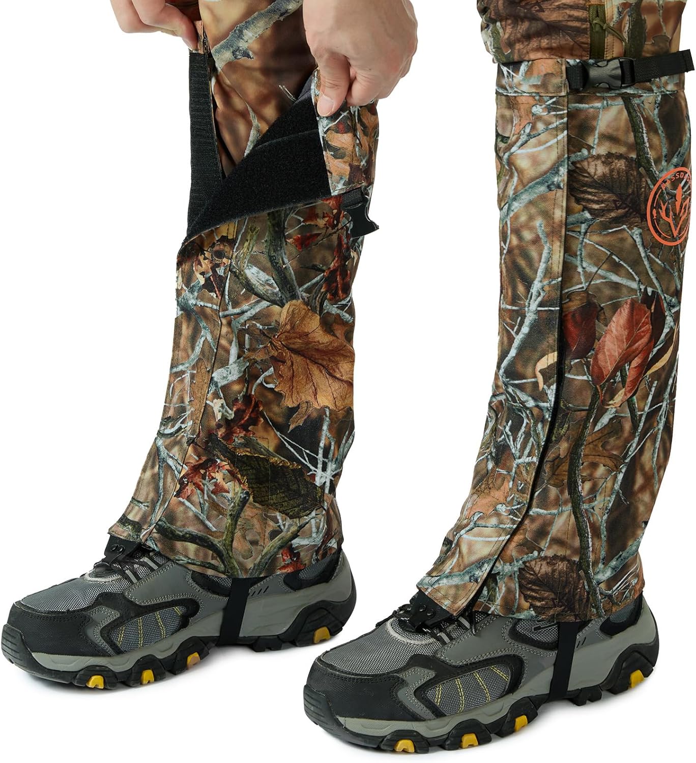 BASSDASH Waterproof Hunting Leg Gaiters, Camo Lightweight Boot Gaiters