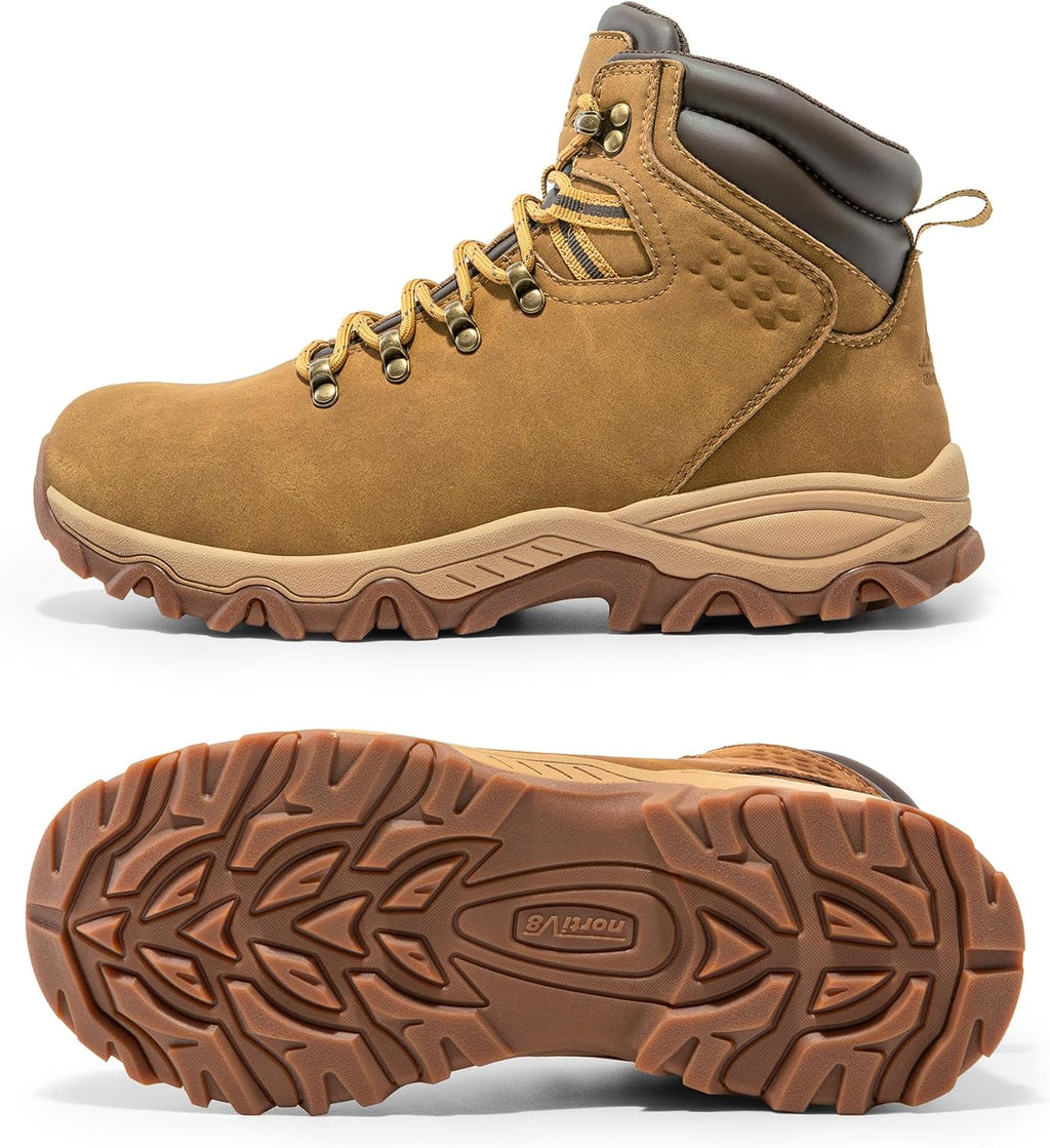 NORTIV 8 Men's Hiking Winter Insulated Snow Boots