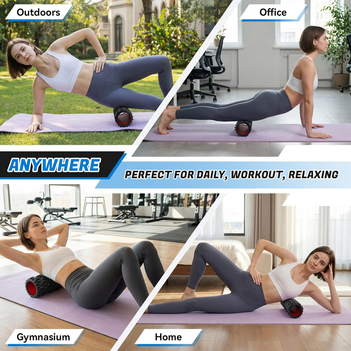 Foam Roller for Deep Tissue Massager High Density Massage Roller