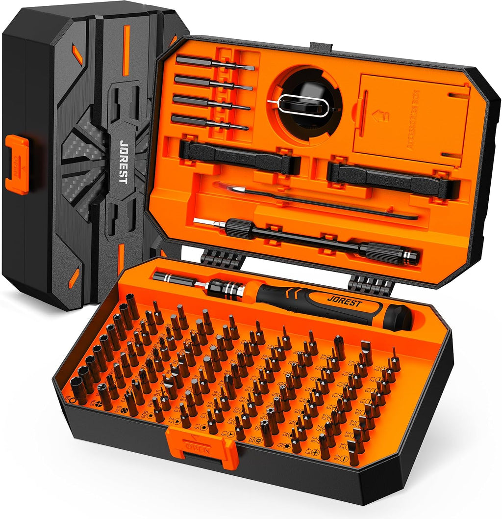 JOREST 115 in 1 Precision Screwdriver Set, Magnetic Electronics Tool Kit