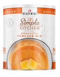 SIMPLE KITCHEN Homestyle Pancake Mix #10 Can, 20 Servings, Camping Meals