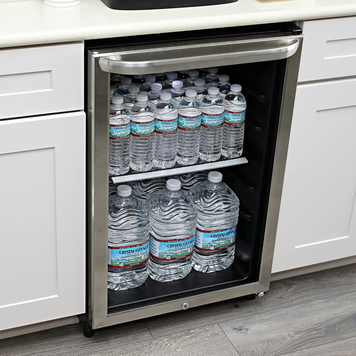 Crystal Geyser Natural Alpine Spring Water, Drinking Water Bottled at the Source, 6 Gallons