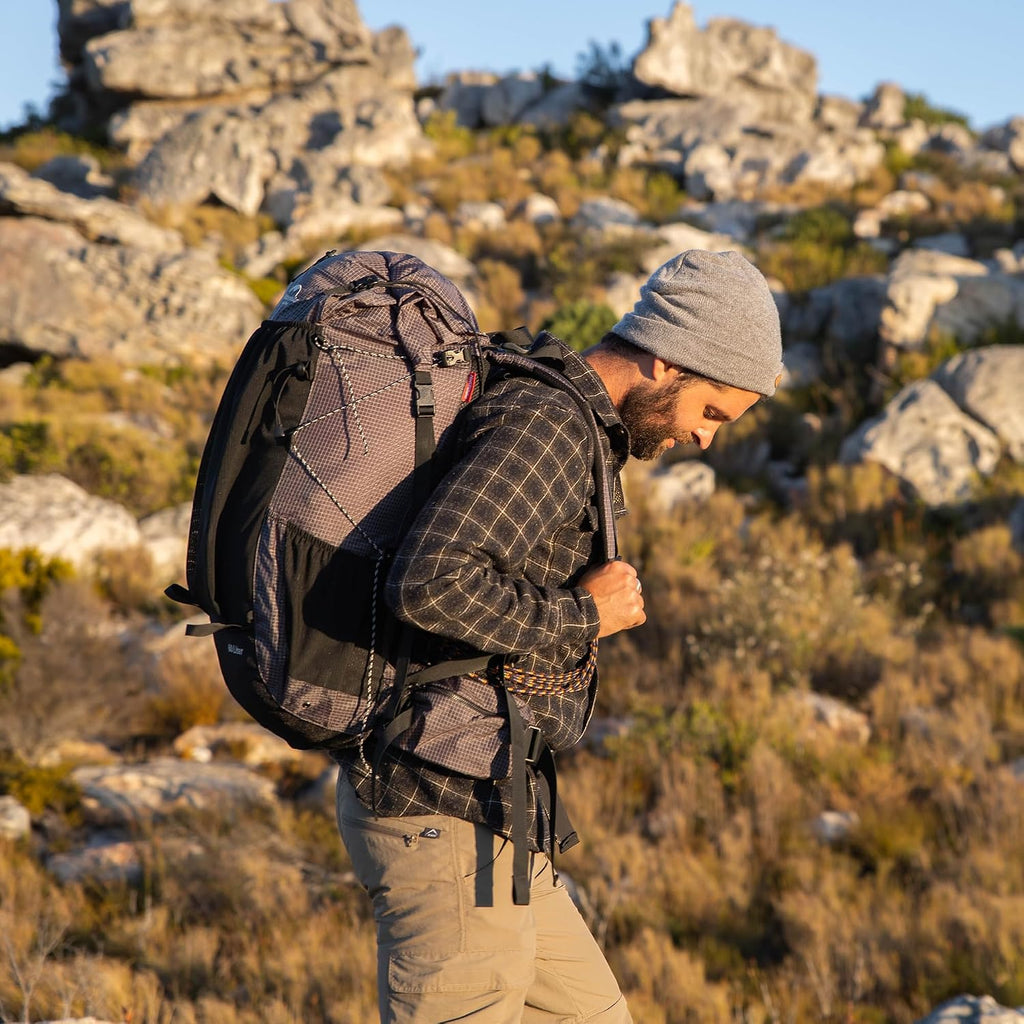 Naturehike 45L Rock Internal Frame Hiking Backpack for Outdoor Camping Travel Backpacking with Rain Cover Ultralight Backpack for Adults