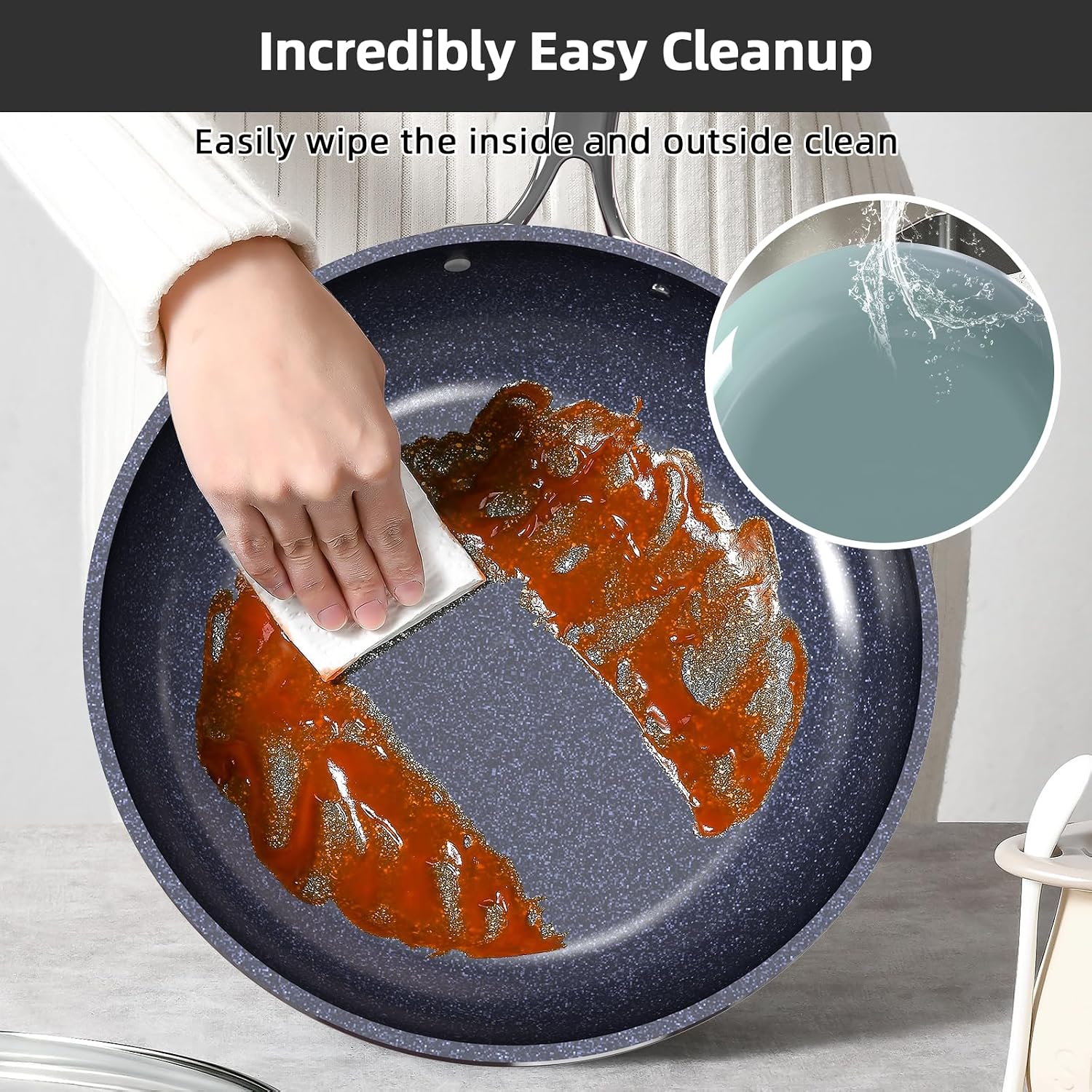 Nuwave Lux 13pc Forged Lightweight Nonstick Ceramic Cookware Set, PFAS-Free