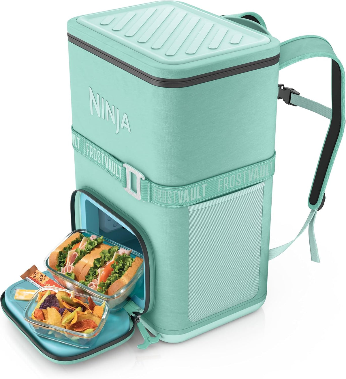 Ninja FrostVault™ Go XL Soft Backpack Cooler, Dry Storage, Cactus Green