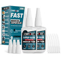 Fast Super Glue 120g, Medium-Thin CA Glue for Wood Ceramic Plastic Glass