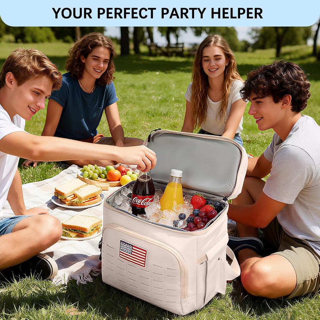 Cooler Backpack, Waterproof Insulated Backpack Cooler for Men Women Lunch, Camping, Beach, Picnic, Outdoor