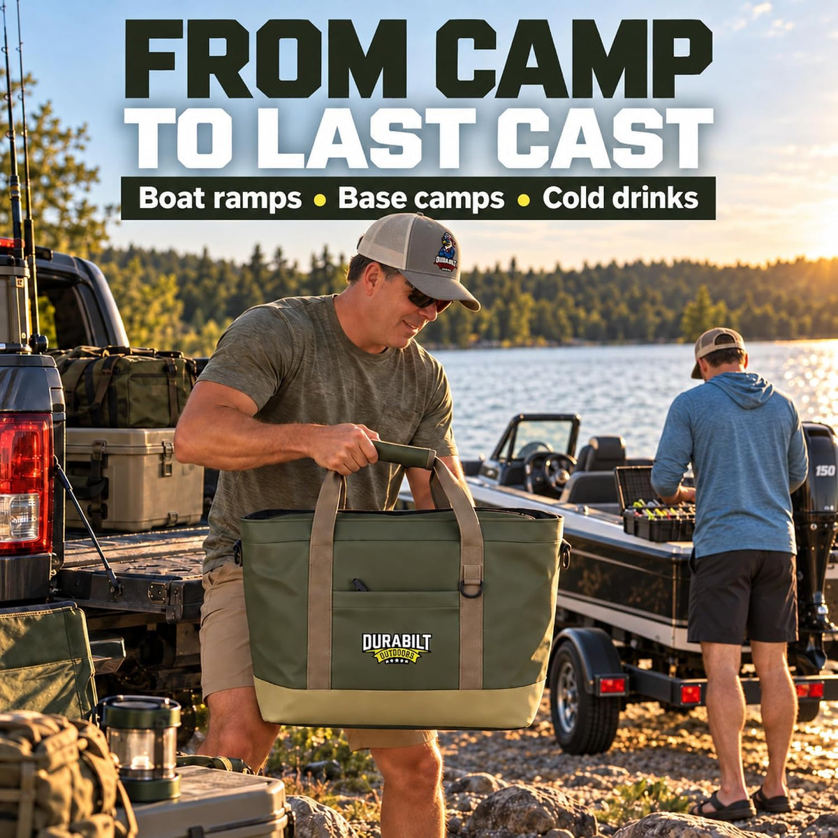 Insulated Soft Cooler Tote 36 Can - Leakproof Collapsible
