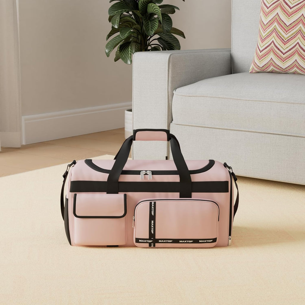 MAXTOP Large Gym Bag for Women Men Duffle Bag With Wet Dry Separation