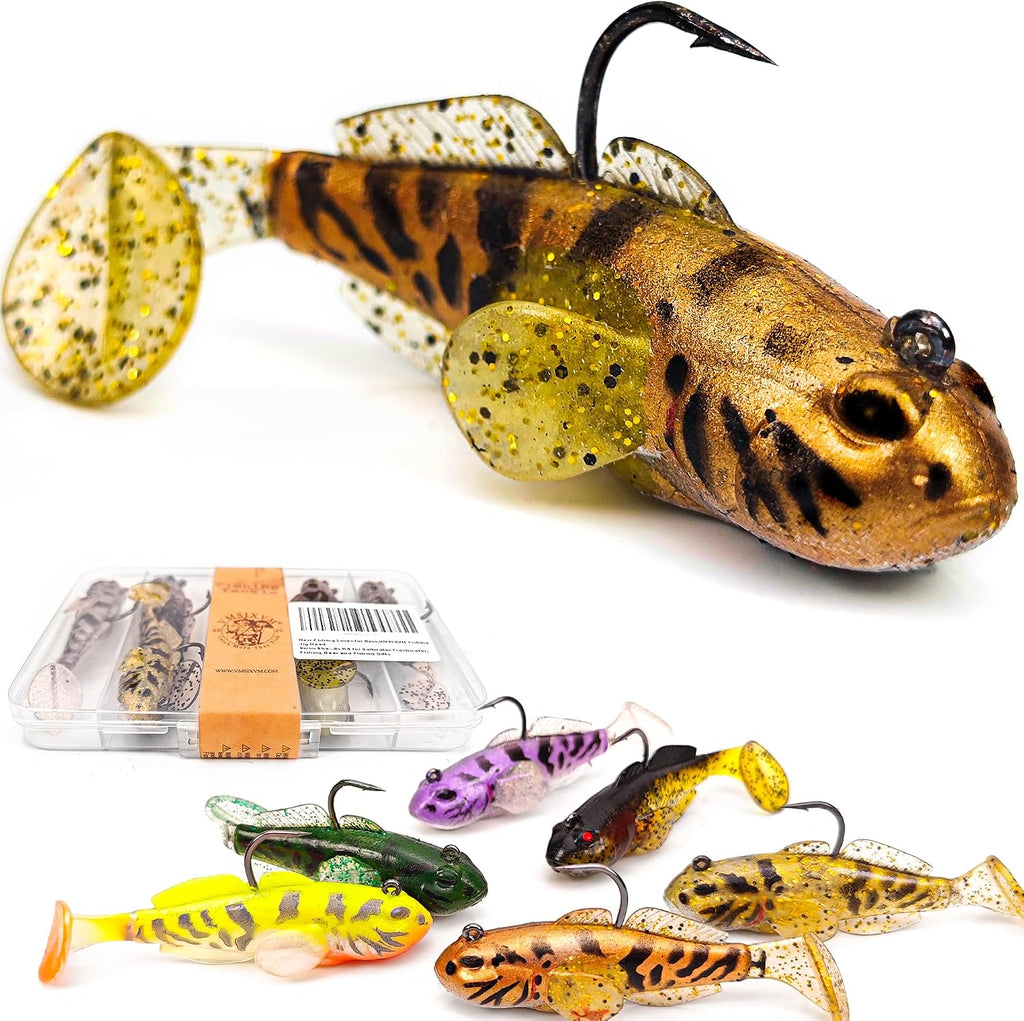 Soft Fishing Lures Paddle Tail Swim Baits for Bass Fishing