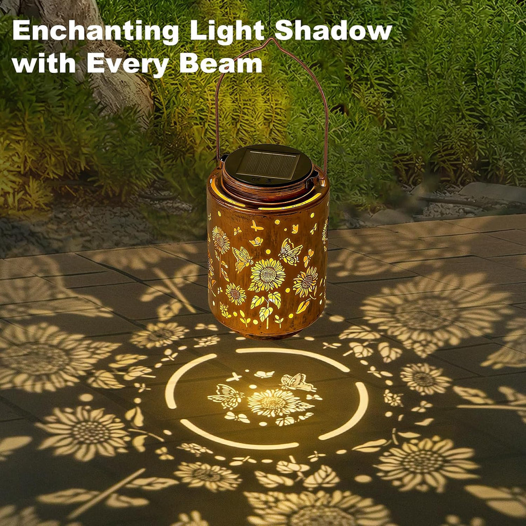 Sunflower Solar Lanterns, Birthday Gifts for Women Mom Grandma