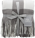 Blankets - Buffalo Plaid Throw Blanket - Decorative Classic Blanket - Comfortable and Ultra-Soft - Lightweight & Indoor Outdoor Blanket - Ideal for Living Room, Couch, Travelling Good for All Seasons