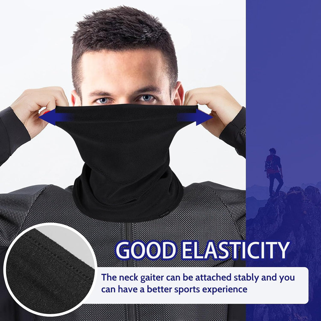 GXCROR Winter Neck Warmer Fleece Neck Gaiter for Skiing Motorcycle Bike Jogging Running Outdoor Sports for Men & Women
