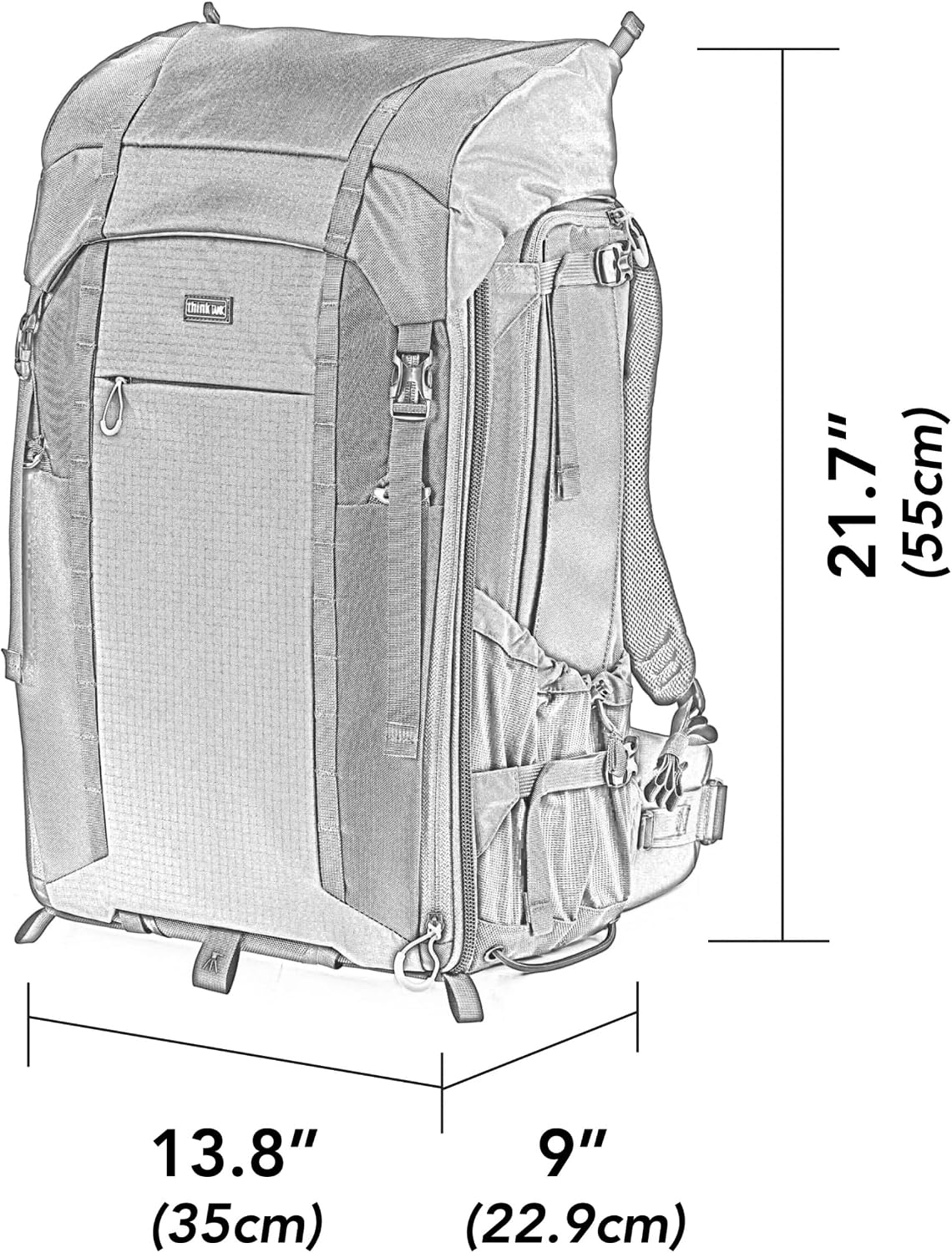 Think Tank FirstLight 46L+ Camera Backpack for Adventure Travel Photography