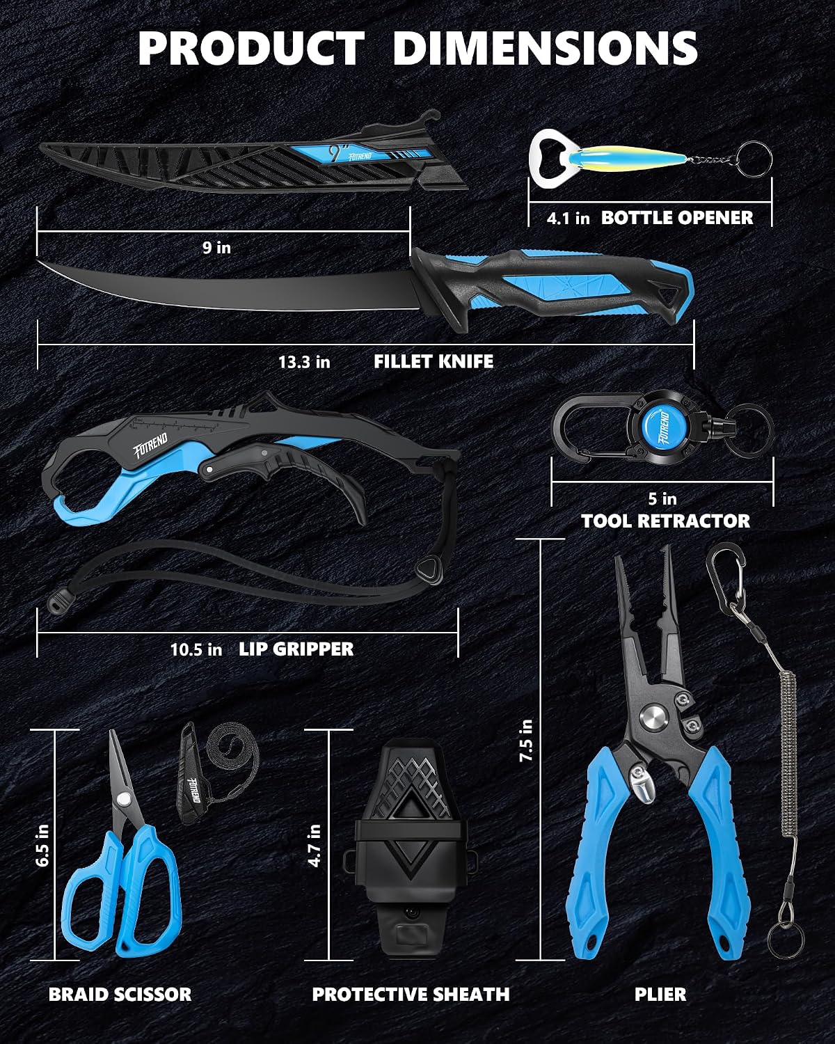 Fishing Tool Kit, Fishing Gear and Gifts for Men