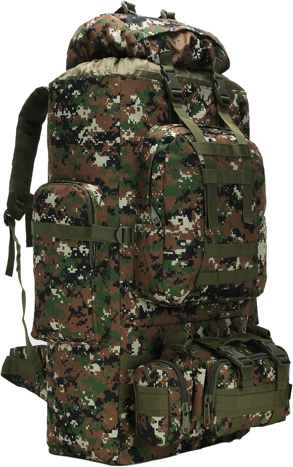 King'sGuard 100L Camping Hiking Backpack Molle Rucksack Military Camping Backpacking Daypack