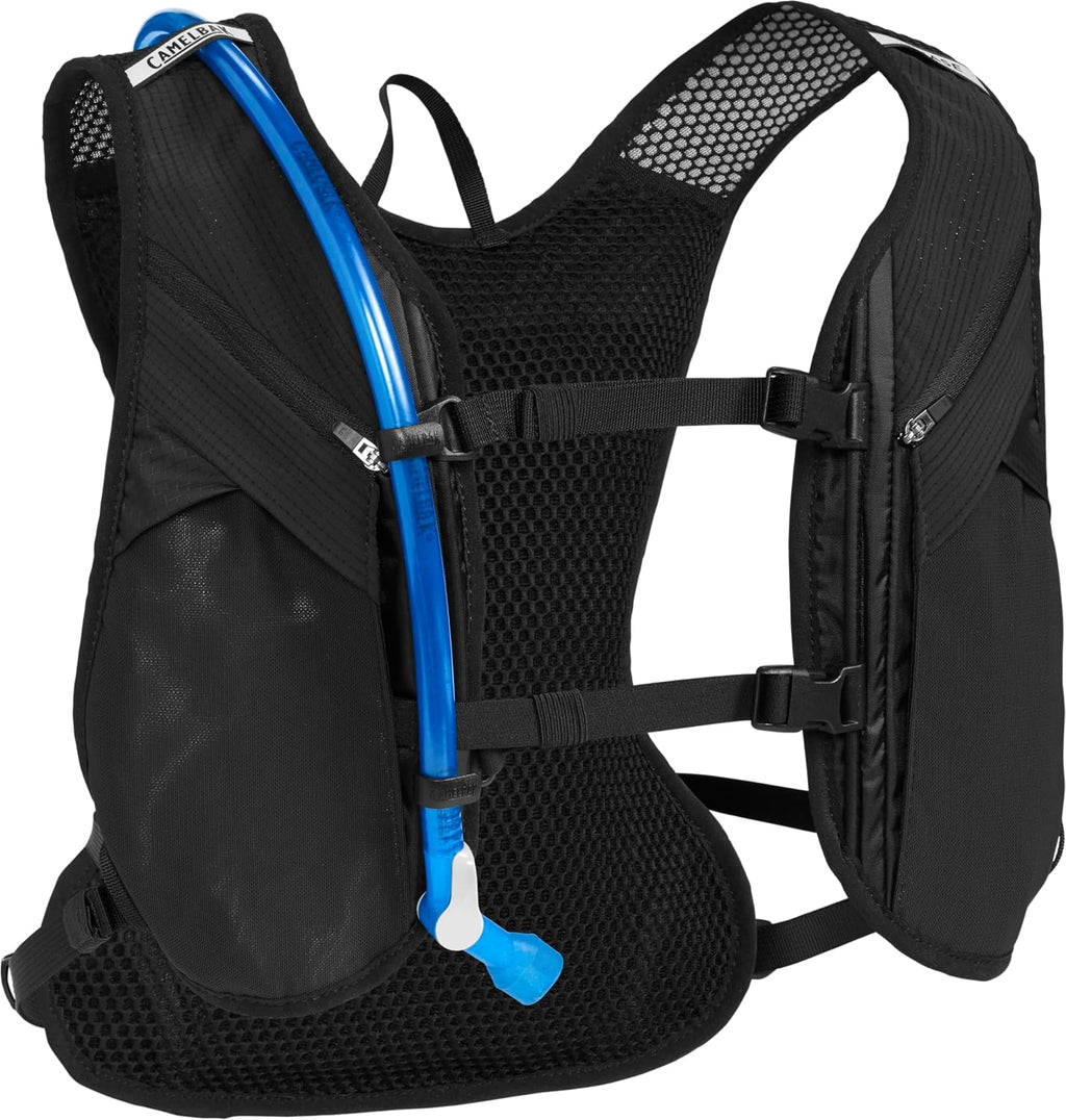 CamelBak Chase Race 4 Bike Hydration Vest with 50oz Reservoir, Lightweight Racing Fit for Fast Road and Gravel Riding, Black