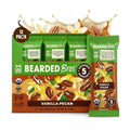 Bearded Brothers Vegan Bars, Organic Energy Bars Vanilla Pecan, 12 Count