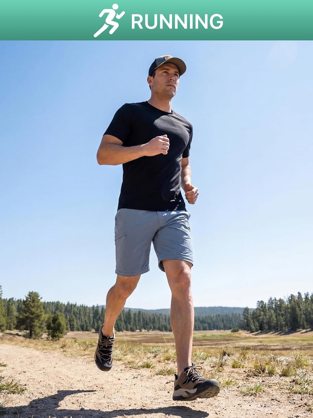 FREE SOLDIER Men's Convertible Hiking Pants Outdoor Lightweight