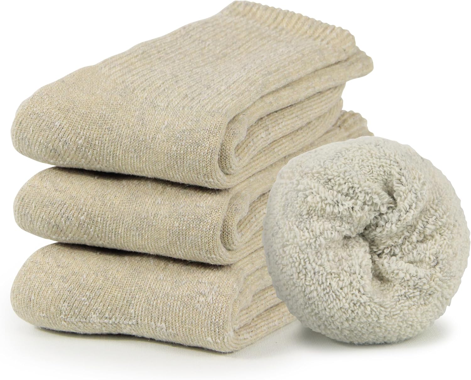 BomKinta Wool Hiking Socks Women Merino Thick Warm Thermal Boot Sock 5-11