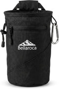 BELLAROCA® Chalk Bag and Bouldering Brush for Rock Climbing – Waterproof Climbing Set with Ergonomic Design, Adjustable Belt and Carabiner