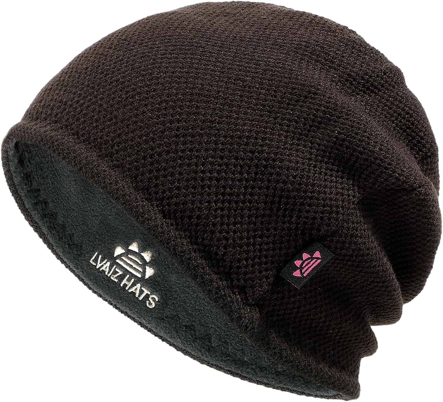 Lvaiz Winter Beanie for Men Women Warm Fleece Lined Reversible Skull Cap