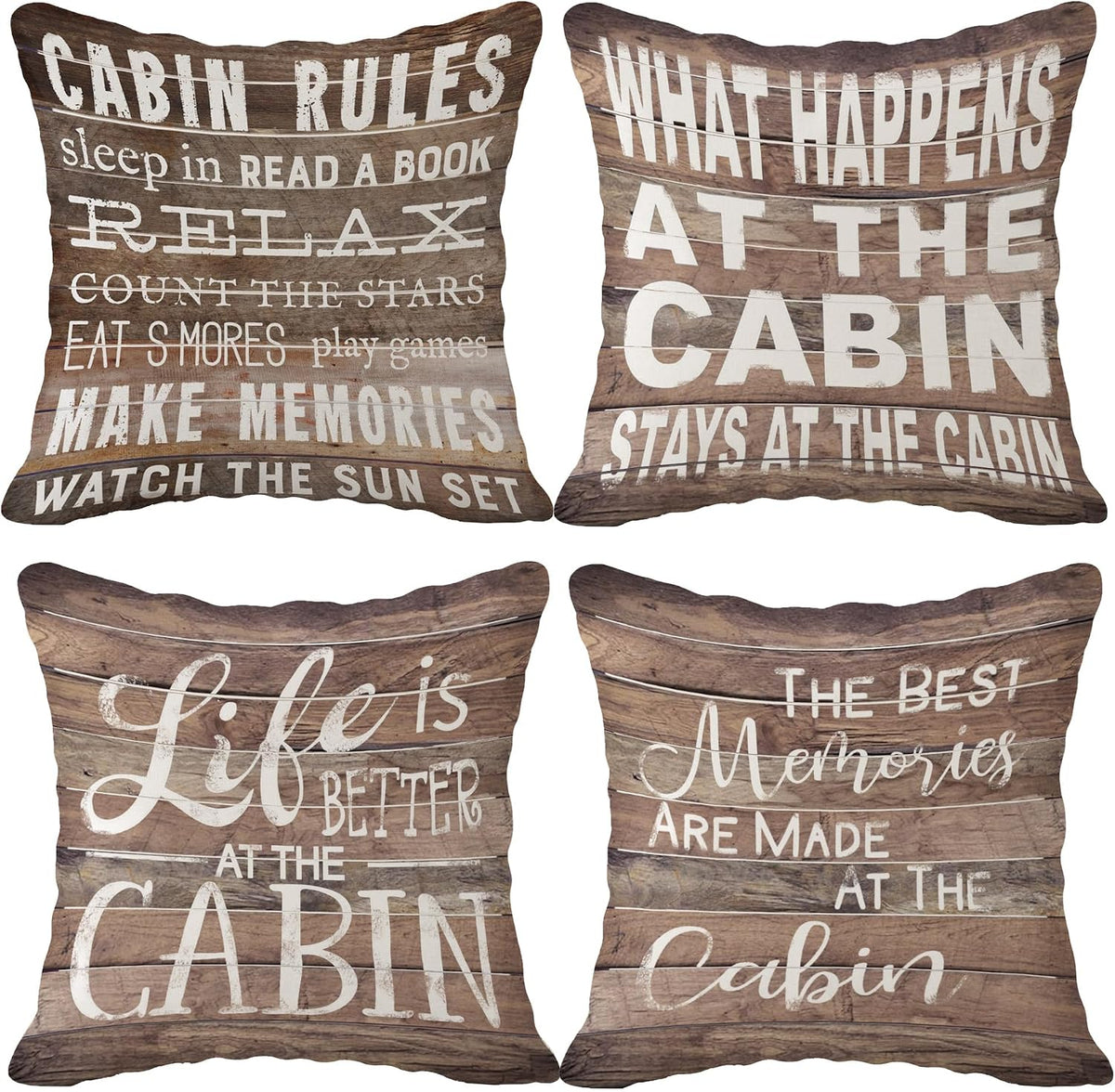 SiuSue Campers Decor Reversible Throw Pillow Case, Double Sided 12 x 20 Inch Set of 2, Camping Lovers Gifts, Campers Gifts, Trailer Decor Cushion Cover for Sofa Couch Bed