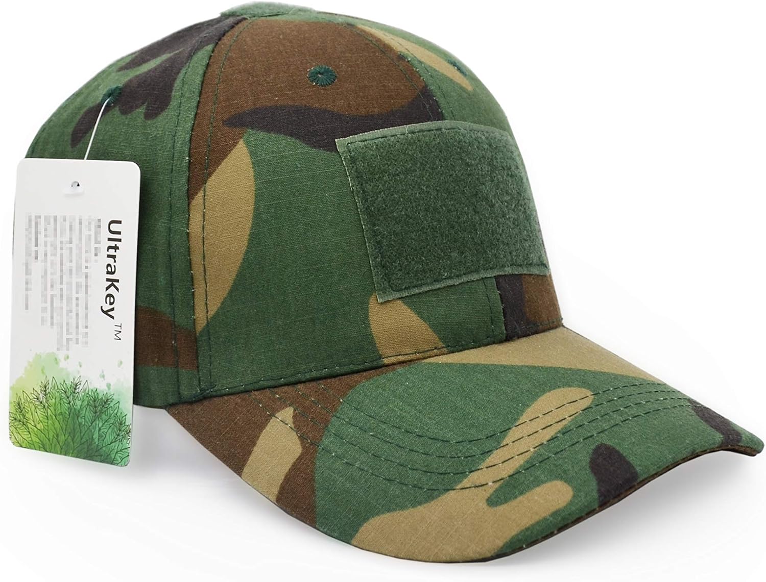 UltraKey Military Tactical Operator Cap, Outdoor Army Hat Hunting Camouflage Baseball Cap