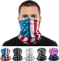 S A Soul of Adventure 5-Pack UV Face Shield | UV 30+ Multipurpose Neck Gaiter Balaclava for Adults | Multiple Color Packs