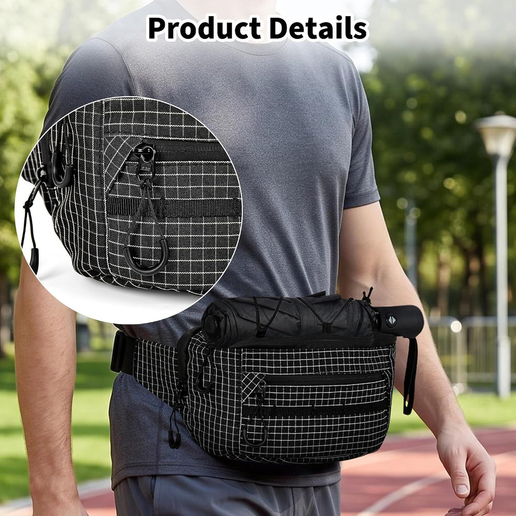 Tactical Fanny Packs for Women Men RFID Blocking Water Resistant Sling Bag