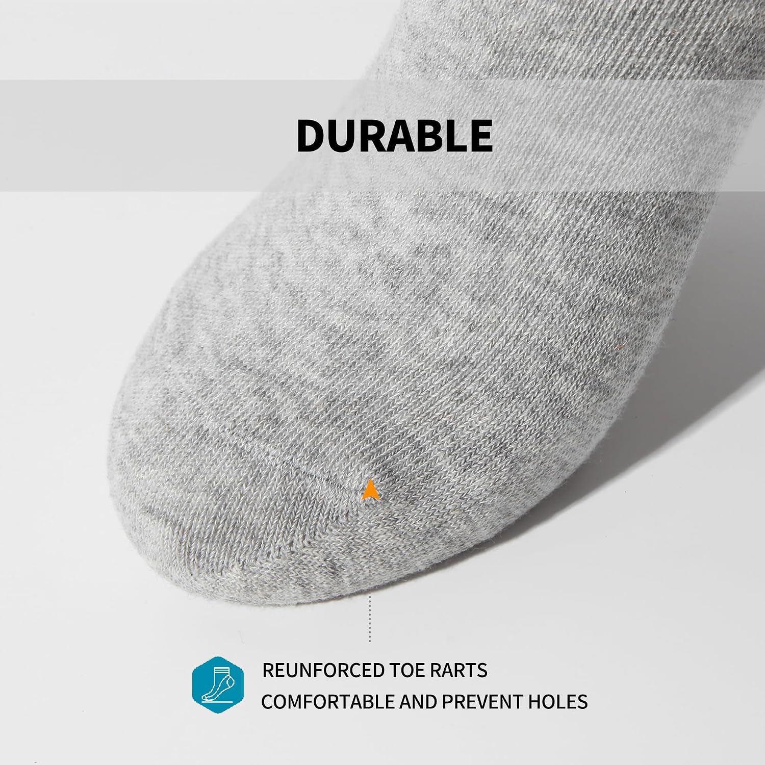 Nroktia 6/10 Pairs Non-Slip No Show Socks Men's & Women's Low-Cut Liners