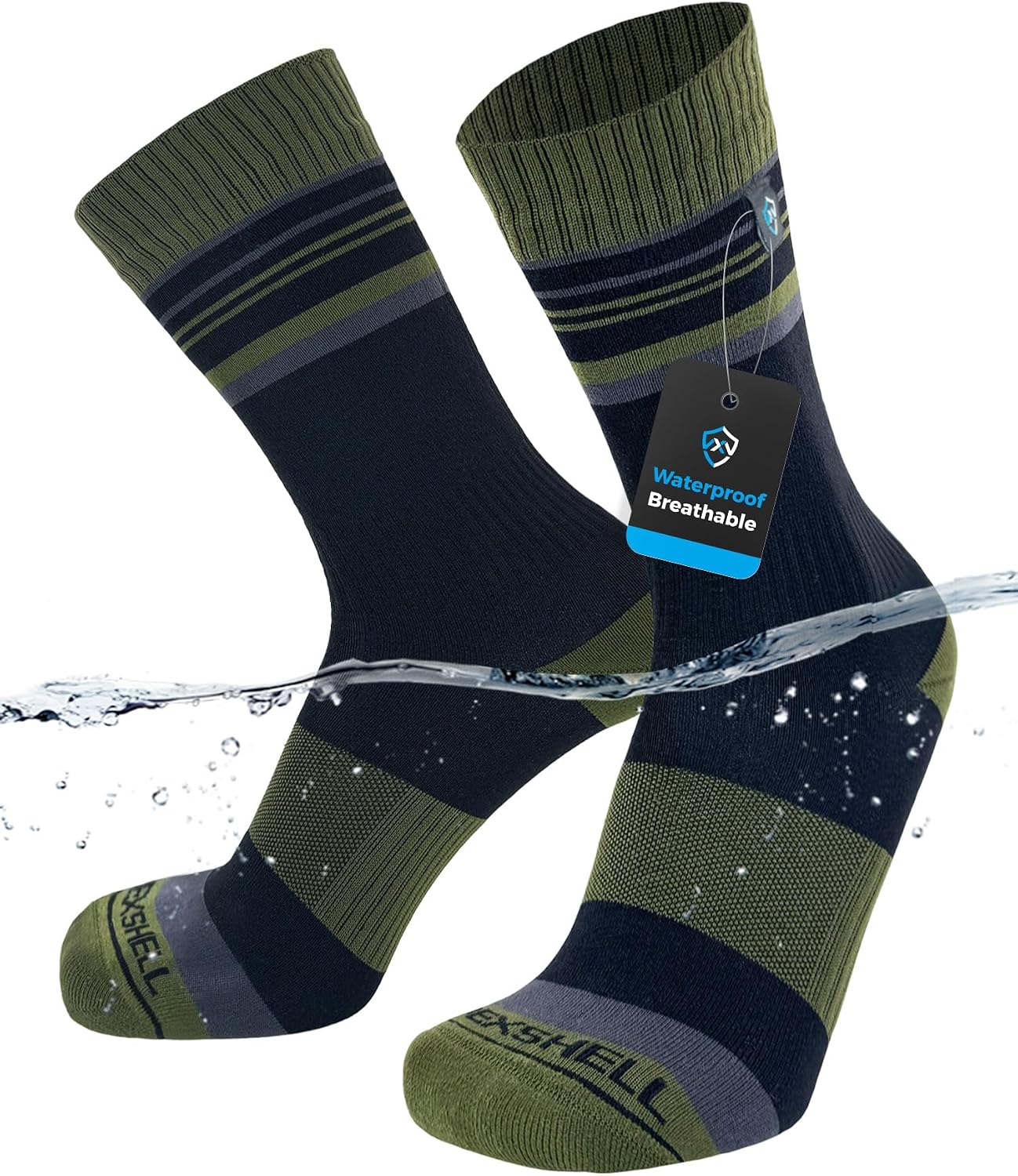 DexShell Waterproof Merino Wool Socks, Breathable Membrane