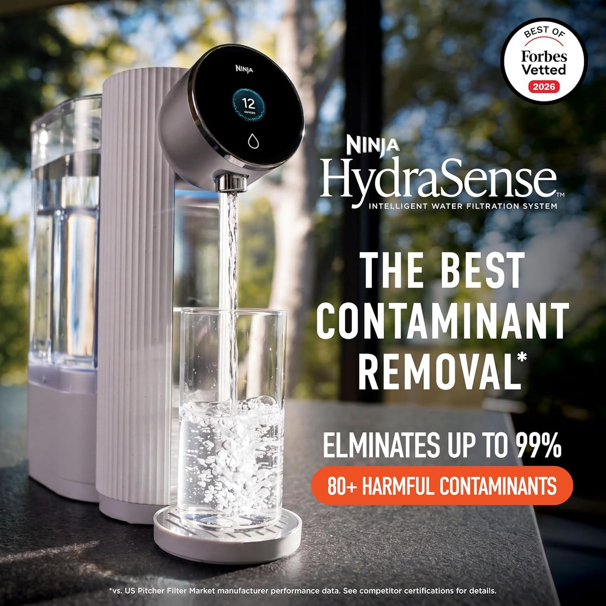 Ninja HydraSense™ Intelligent Water Filtration System, WF1001WH1