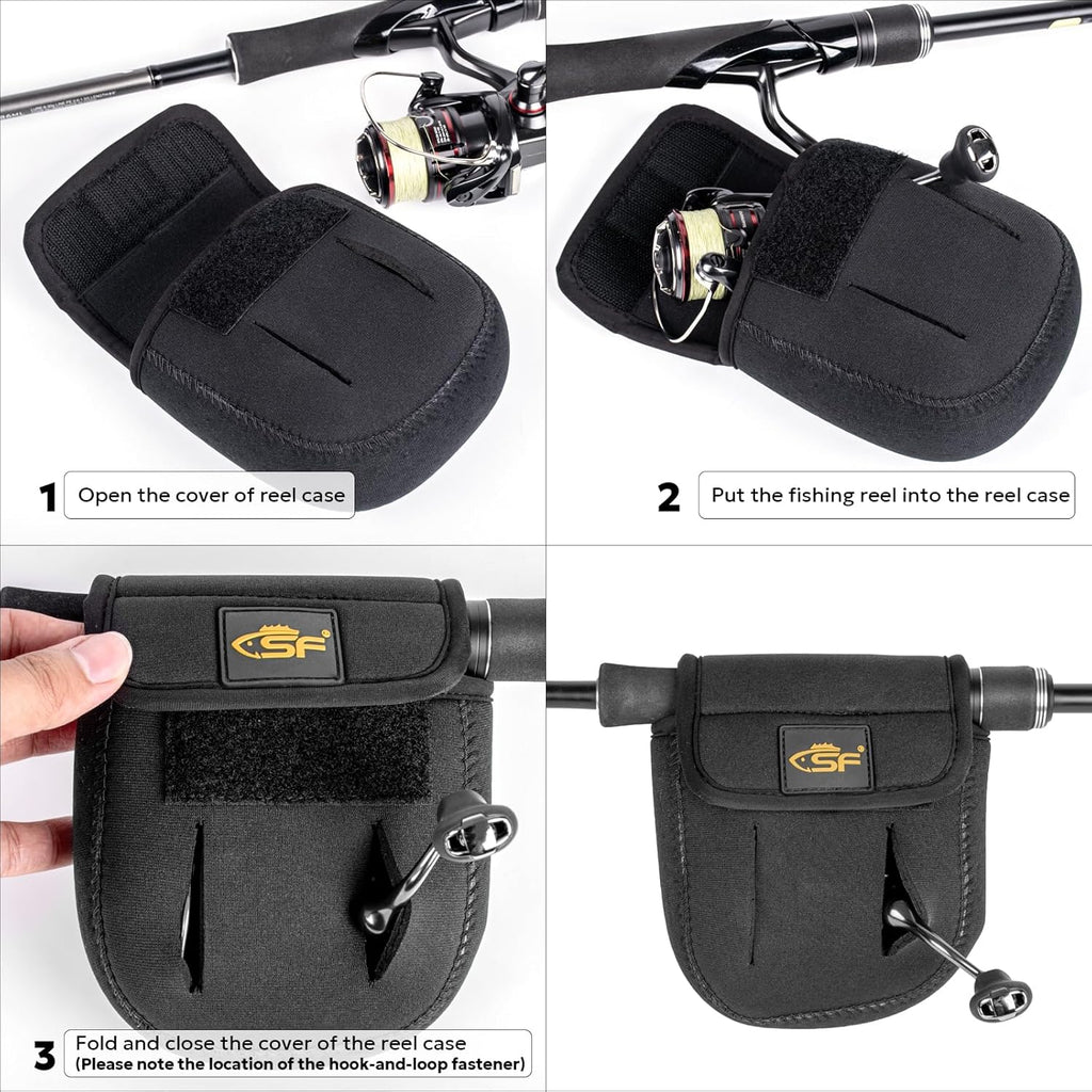 SF Neoprene Spinning Scratch-Resistant Fishing Reel Cover