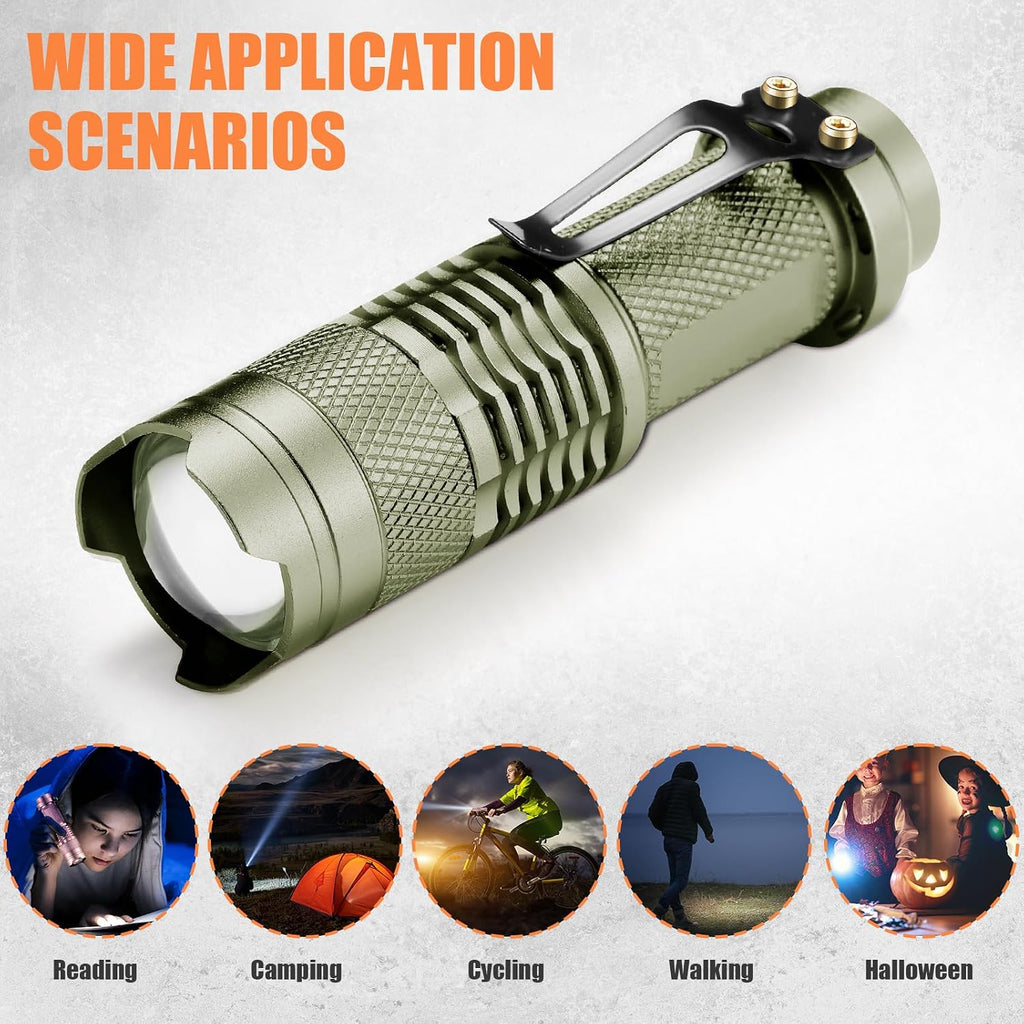 Fumete 20 Pack Mini LED Tactical Flashlights