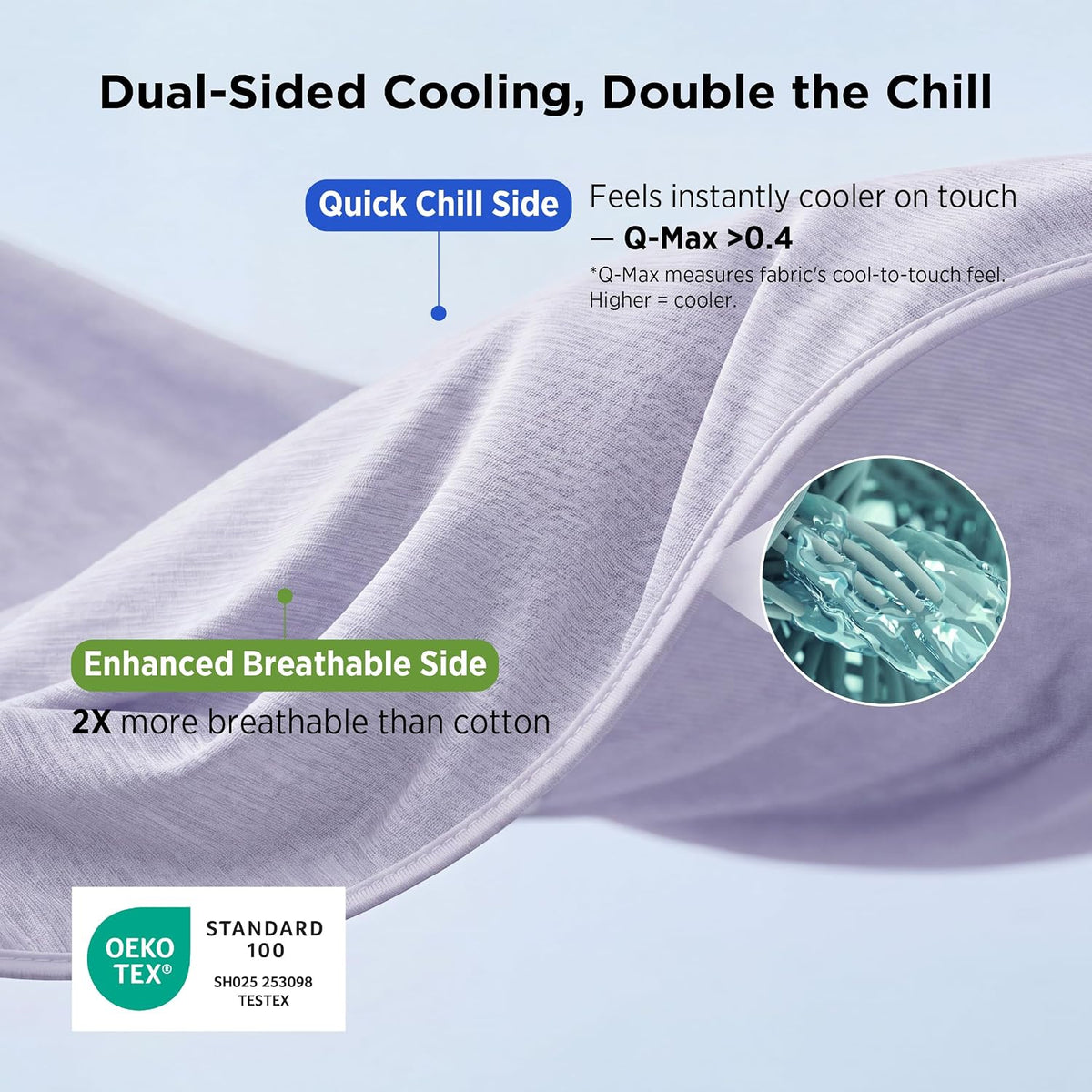 Bedsure Silky Soft Cooling Blanket for Hot Sleepers, Throw XL, Lavender