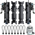 HLOGREE 4PCS Rod Holder for Boat,Wall Mounted Boat Rod Holders for Fishing