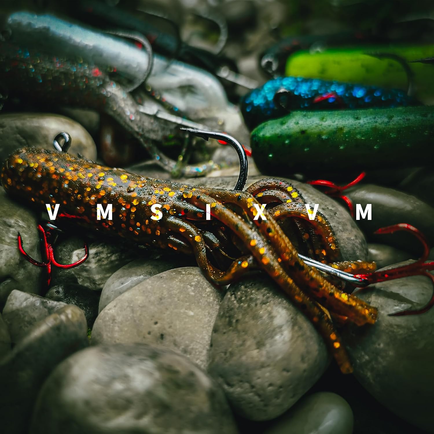 Tube Lures Jig Heads Hooks Tube Baits Worms for Bass Fishing