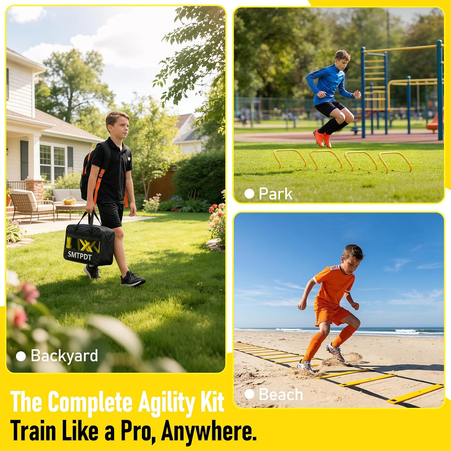 Agility Ladder,Soccer Training Equipment Set,Speed & Agility Training