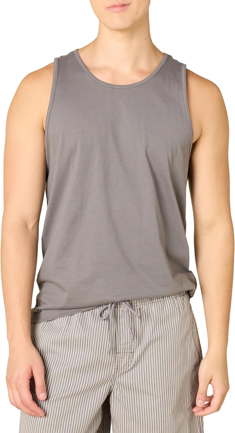 Amazon Essentials Men's Regular-Fit Sleeveless Tank Tops