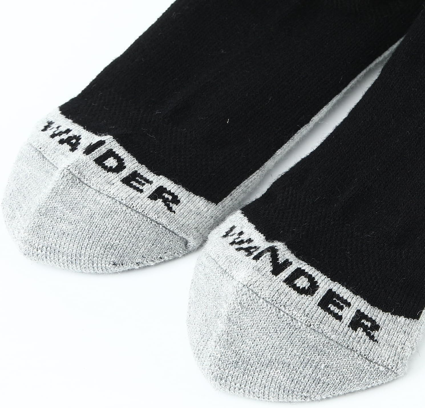 WANDER Merino Wool Ankle Running Hiking Socks Lightweight No Show 3 Pairs