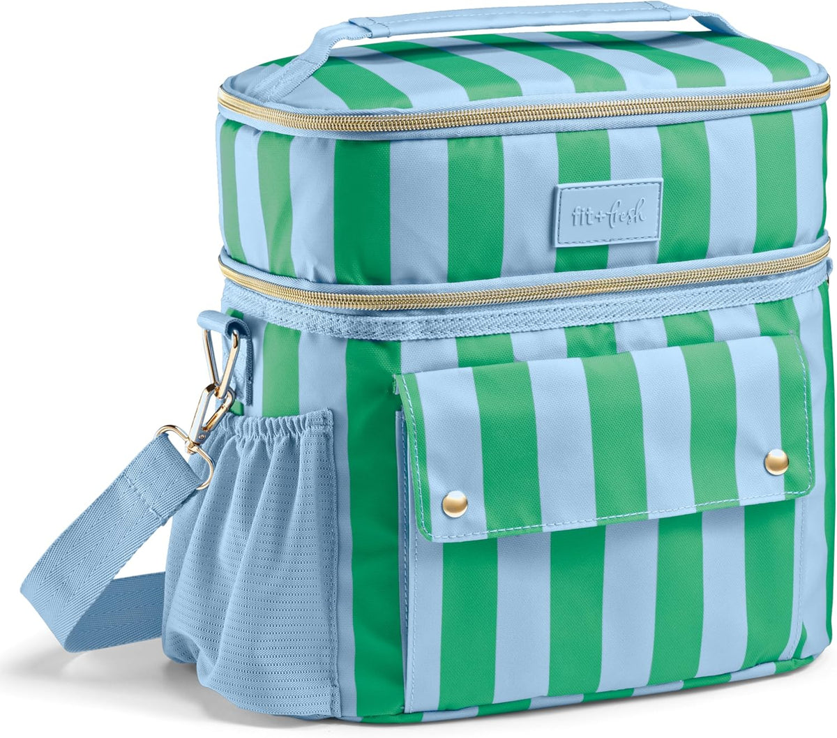 Fit & Fresh Sidekick Dual Compartment Insulated Soft Cooler Bag & Lunch Box