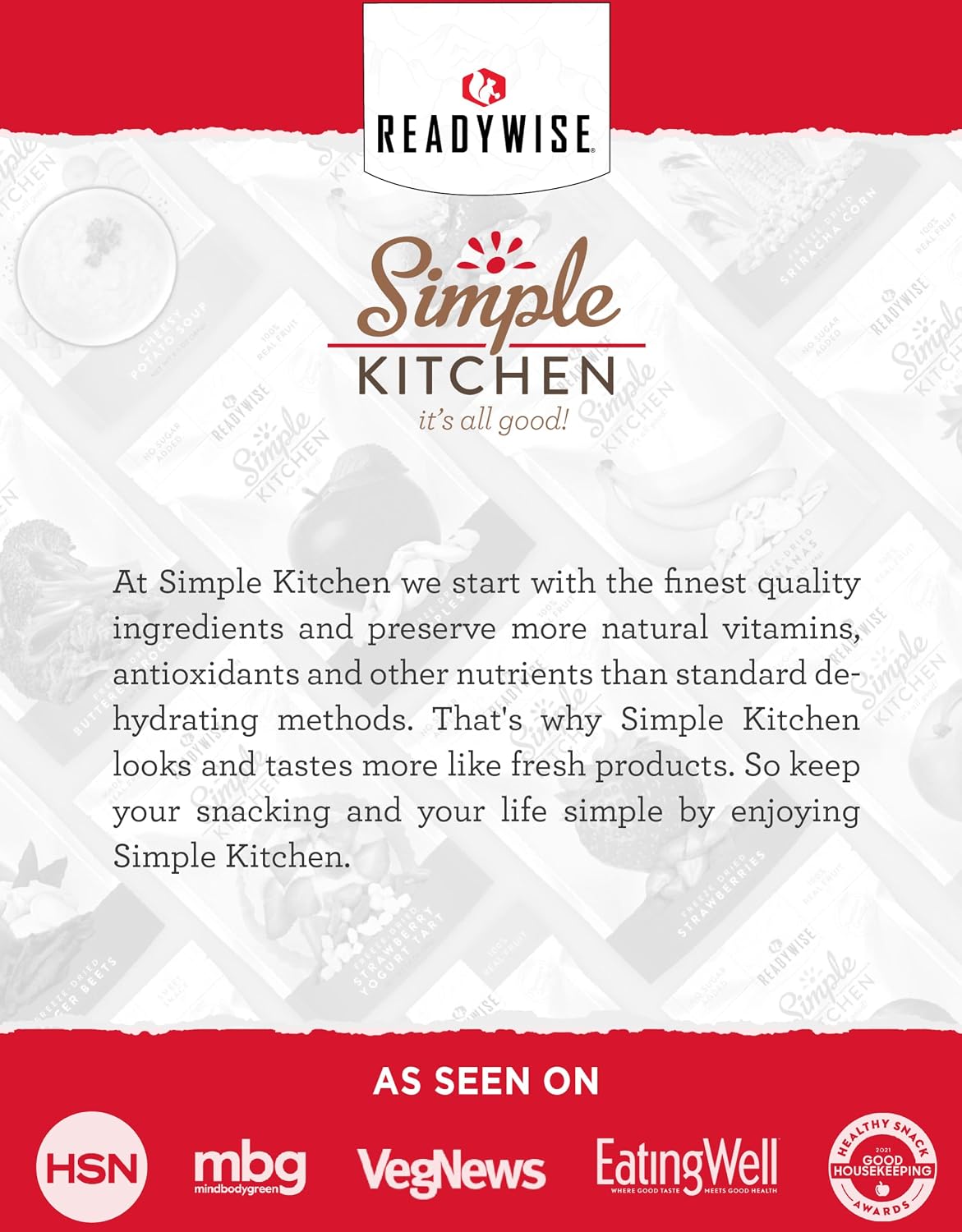 SIMPLE KITCHEN Camping and Outdoors Freeze Dried Raspberries, 22 Servings