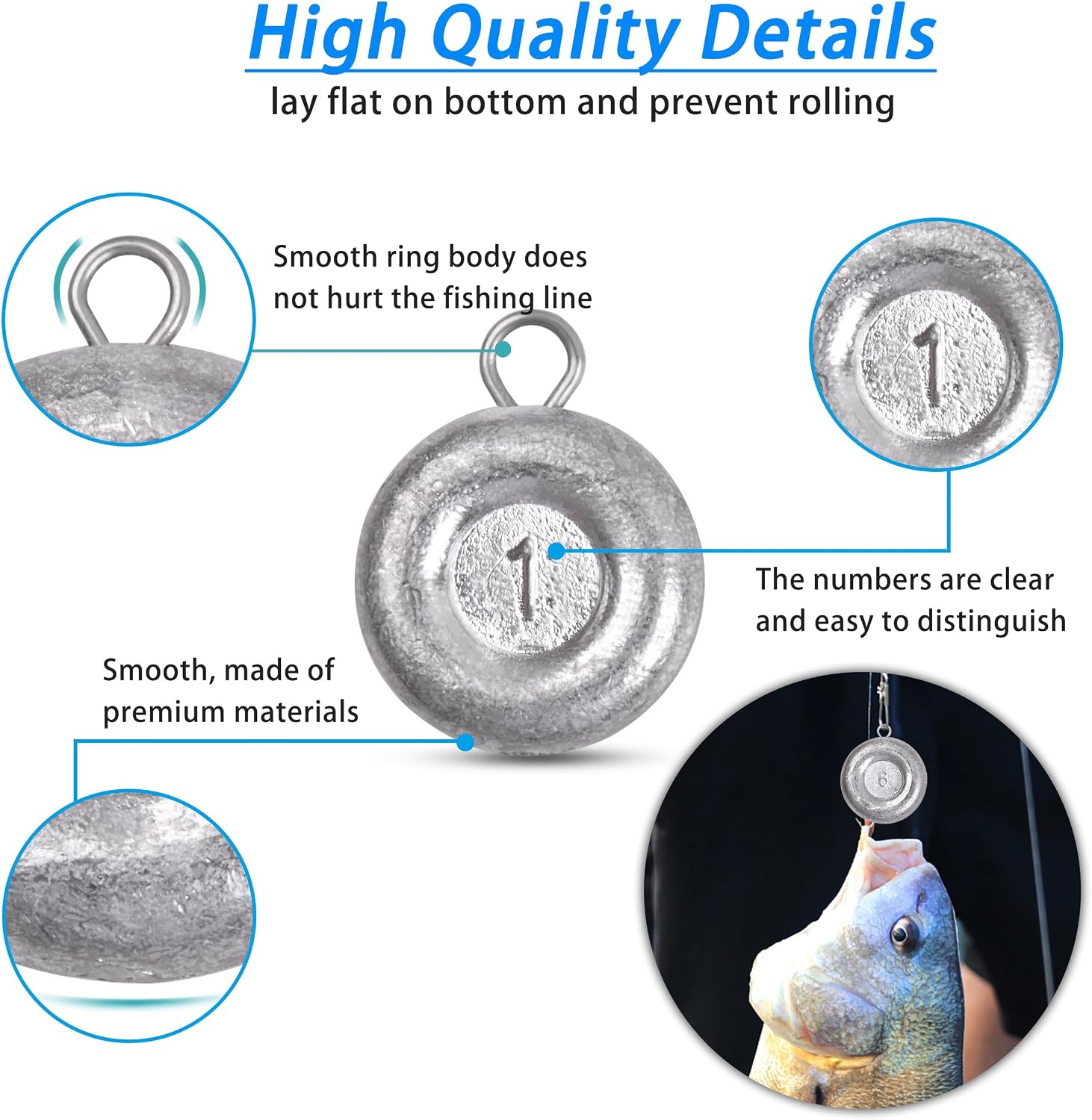 Fishing Weight Sinkers Kit, 81pcs Assorted Drop Bass Sinkers Split Shot Sinkers Coin Weights Saltwater Casting Fishing Sinkers Set with Tackle Box