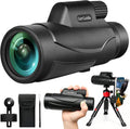 HD 10x42 Monocular Telescope for Adult - Tripod & Phone Adapter