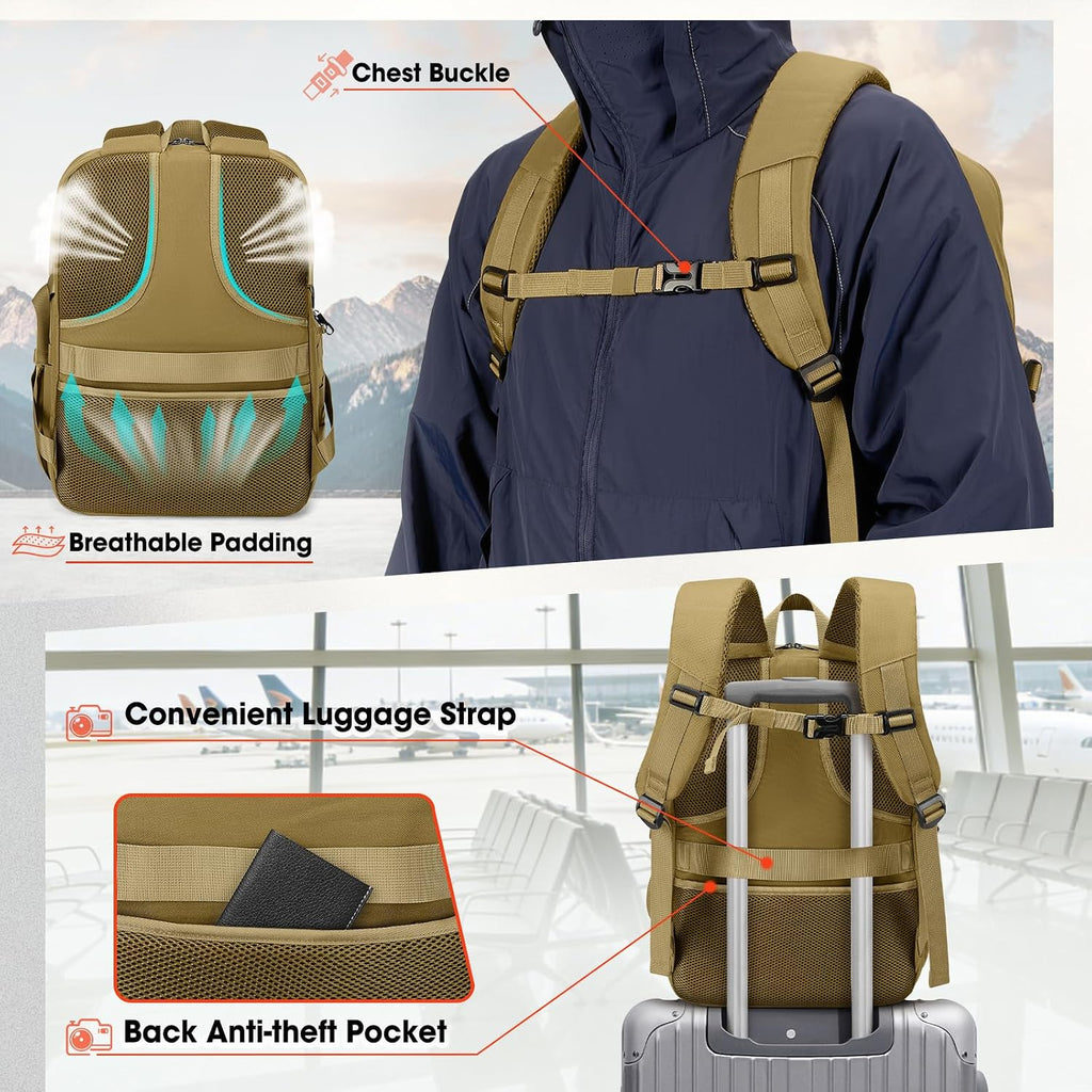 RAINSMORE Camera Backpack, DSLR/SLR/Mirrorless Camera Bag for Photographers