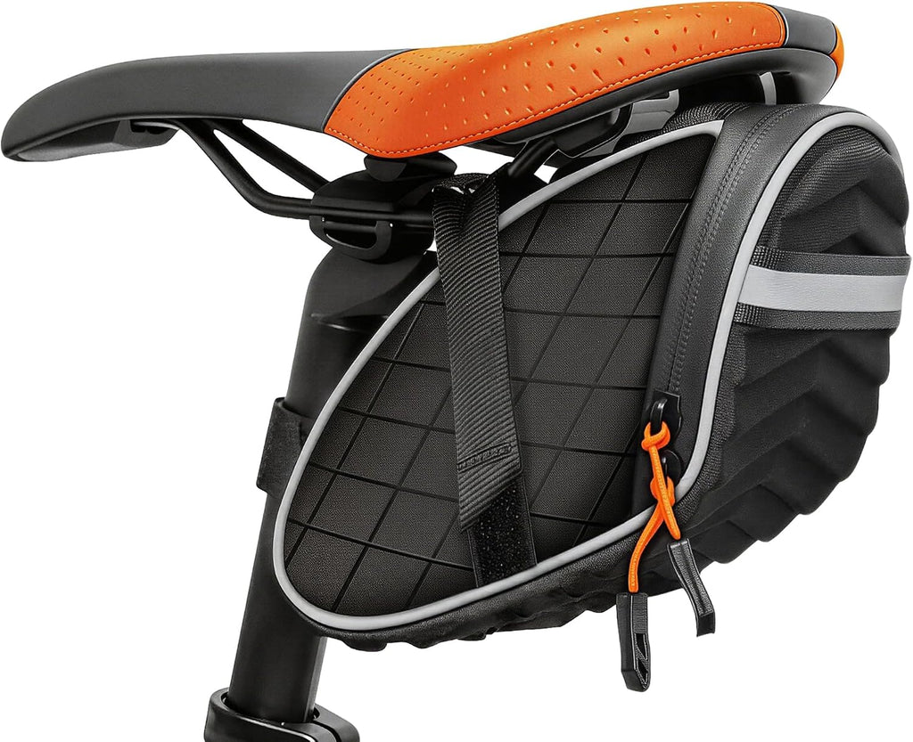 Bike Saddle Bag Bicycle Under Seat Bag 3D Shell for Mountain/Road Cycling