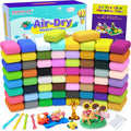 Aestd-ST Air Dry Clay 66 Colors, Modeling Clay for Kids, DIY Magic Clay
