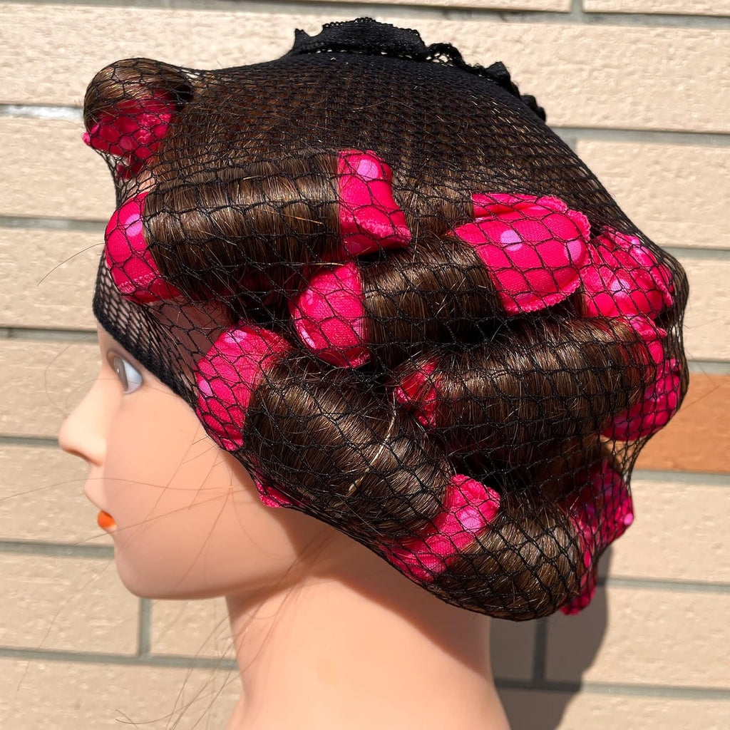 Aimin Soft Curlers for Overnight Heatless Curls, No Heat Foam Rollers for Long Hair, Satin Sponge Curlers (30 pcs, pink)